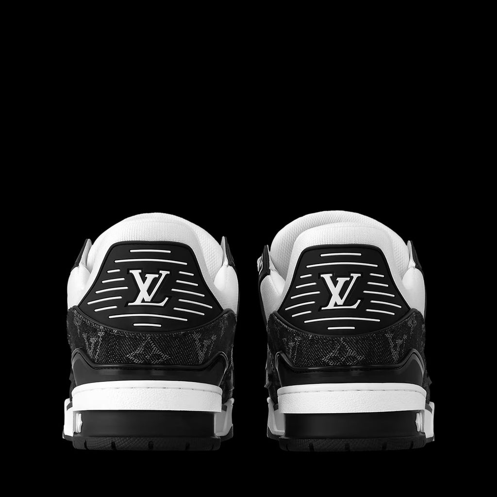 Black LV Trainer Sneaker