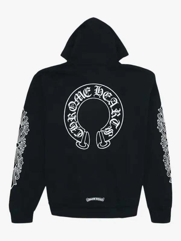 Chrome Hearts Exclusive Hoodie Cross (Black/White)