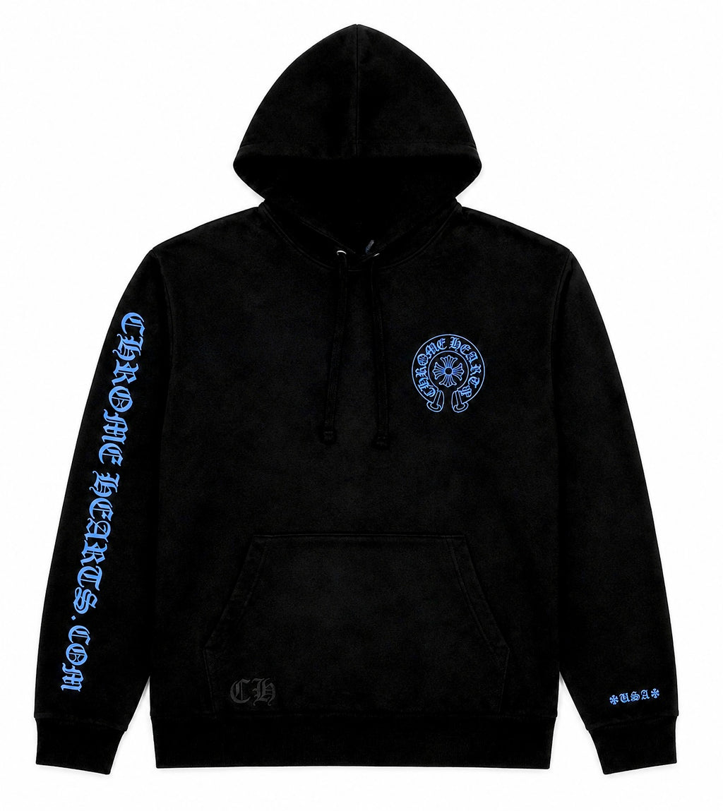 Chrome Hearts Exclusive Hoodie Black/Blue