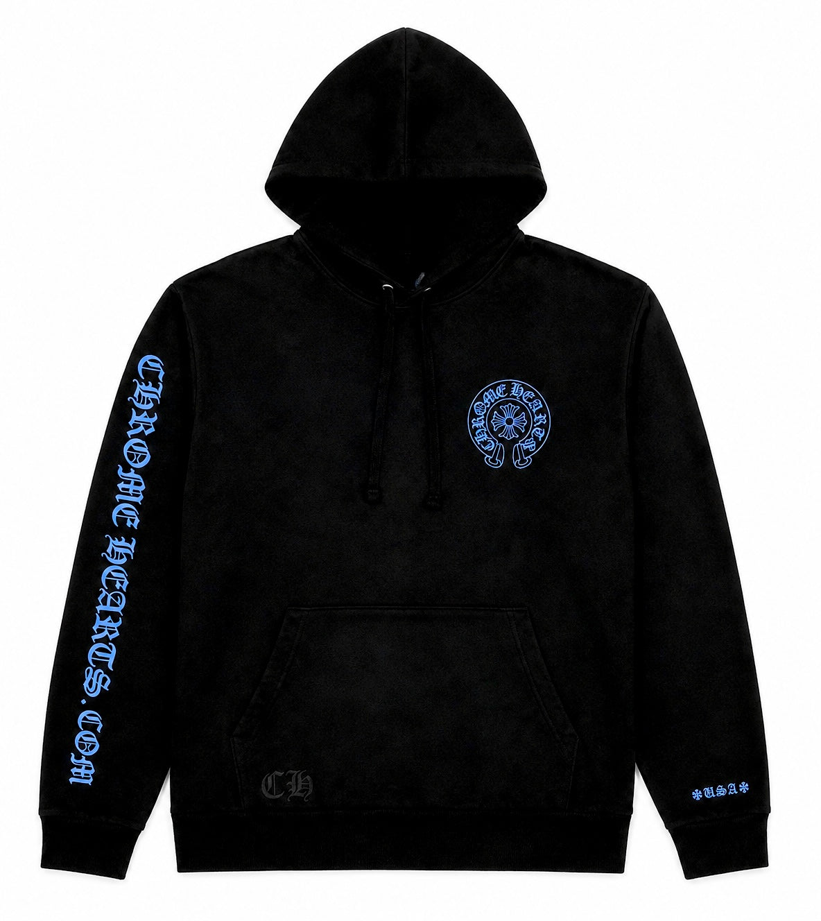 Chrome Hearts Exclusive Hoodie Black/Blue