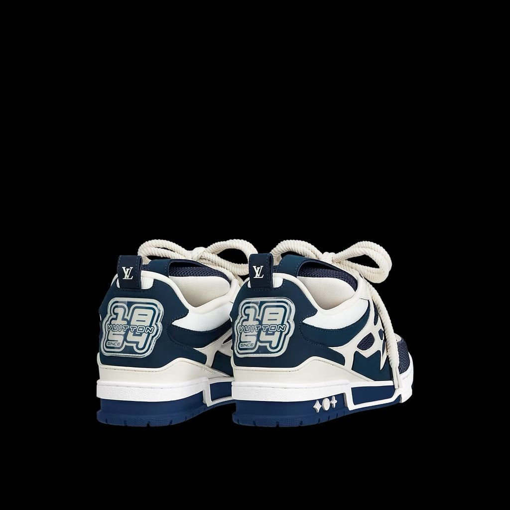 Blue/White LV Skate