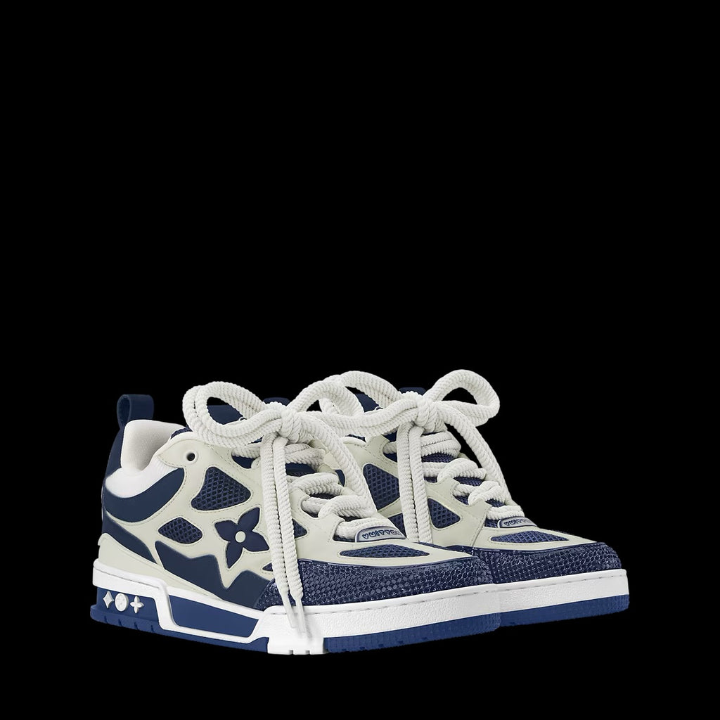 Blue/White LV Skate