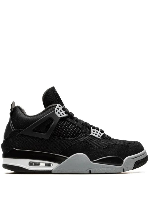 Air Jordan 4 "Black Canvas" sneakers