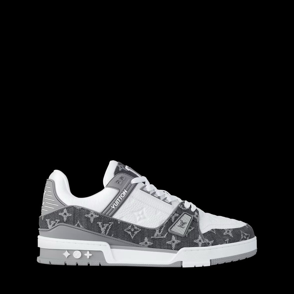 Grey LV Trainer Sneaker
