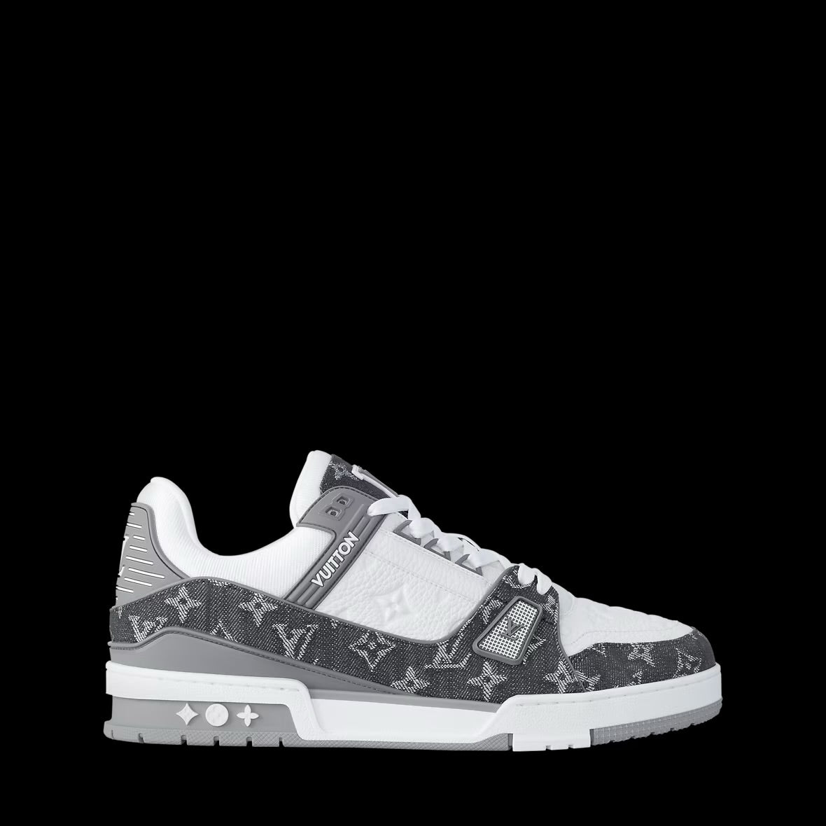 Grey LV Trainer Sneaker