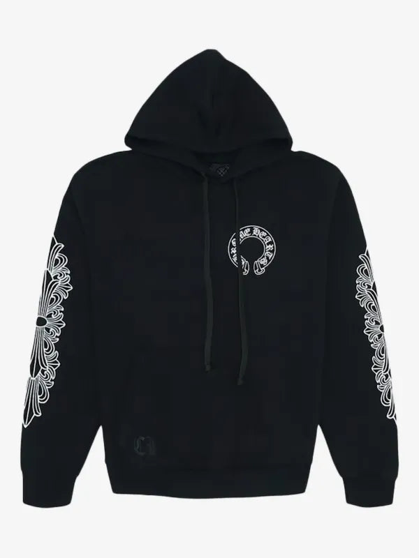 Chrome Hearts Exclusive Hoodie Cross (Black/White)