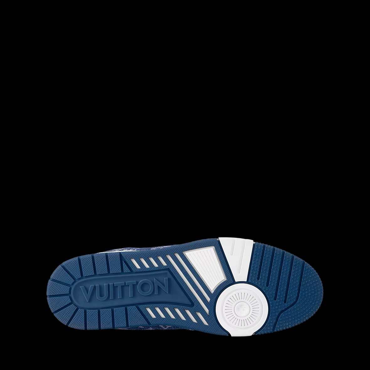 Blue LV Trainer Sneaker