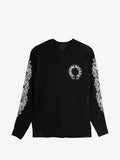 Chrome Hearts horseshoe floral long sleeve T-shirt