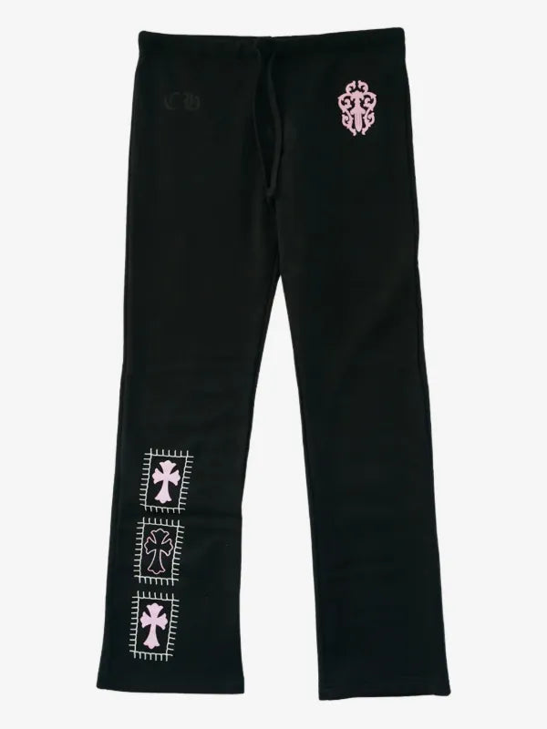 Chrome Hearts Deadly Doll graphic tracksuit pants