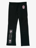 Chrome Hearts Deadly Doll graphic tracksuit pants