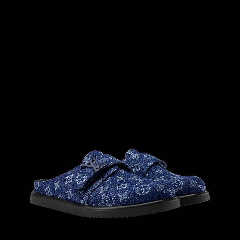 LV Easy Mule Denim Blue