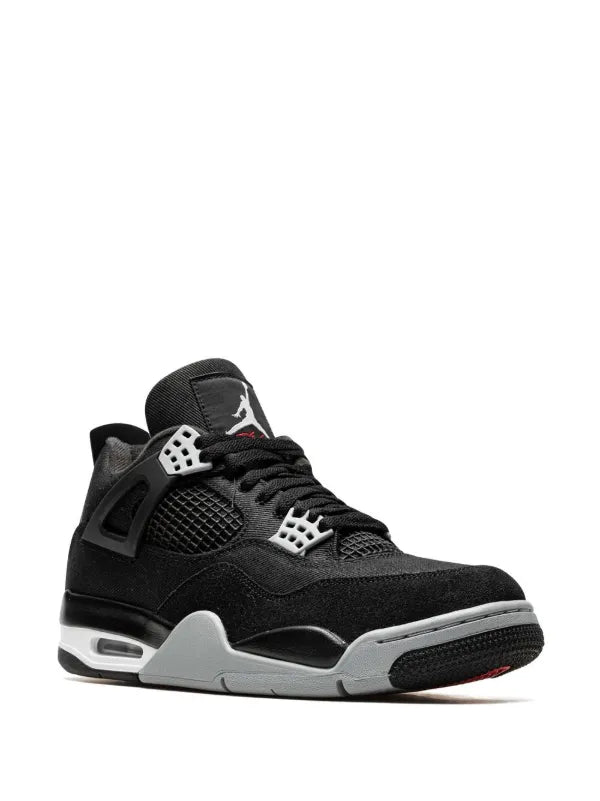 Air Jordan 4 "Black Canvas" sneakers