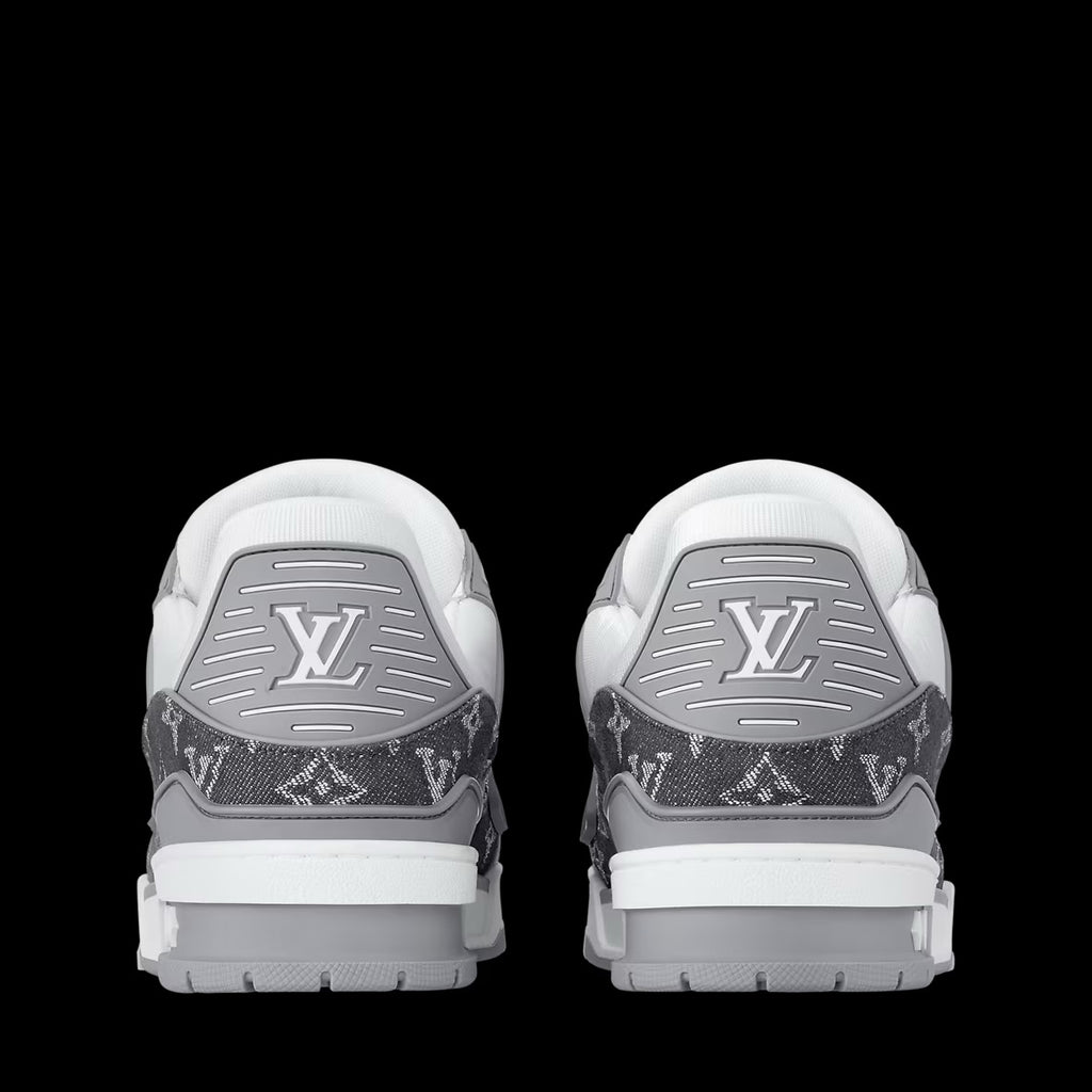 Grey LV Trainer Sneaker