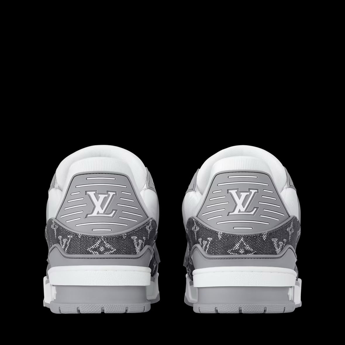 Grey LV Trainer Sneaker